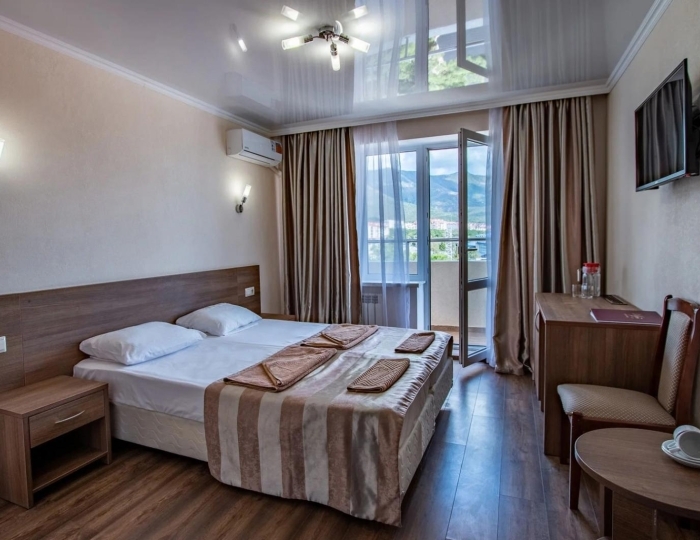 СТАНДАРТНЫЙ 2-МЕСТНЫЙ 1-КОМНАТНЫЙ (КОРПУС № 1) - Санаторий «Русь» Геленджик