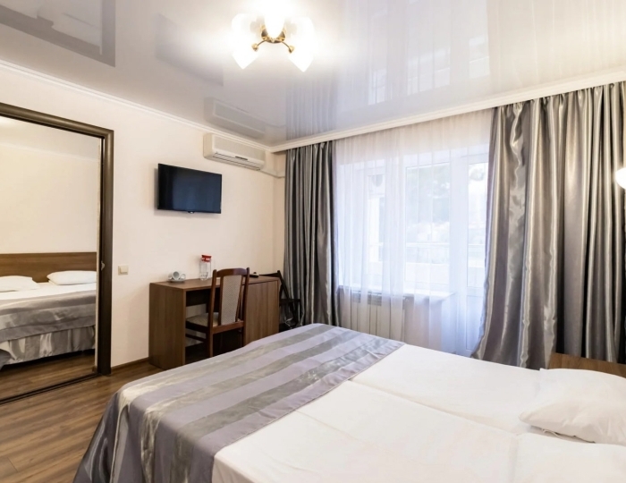 СТАНДАРТНЫЙ 4-МЕСТНЫЙ 2-КОМНАТНЫЙ (КОРПУС № 1) - Санаторий «Русь» Геленджик