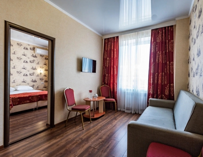 ЭКОНОМ 2-МЕСТНЫЙ 2-КОМНАТНЫЙ (БЕЗ БАЛКОНА, КОРПУС № 4) - Санаторий «Русь» Геленджик